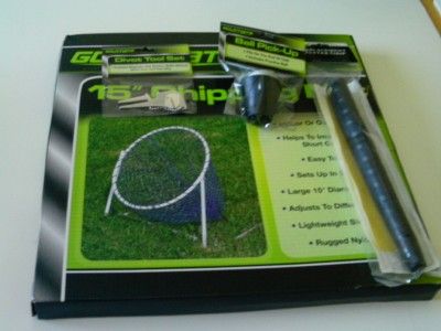 GOLFMATE CHIPPING NET 15& DIVOT TOOL SET& PUTTER GRIP  