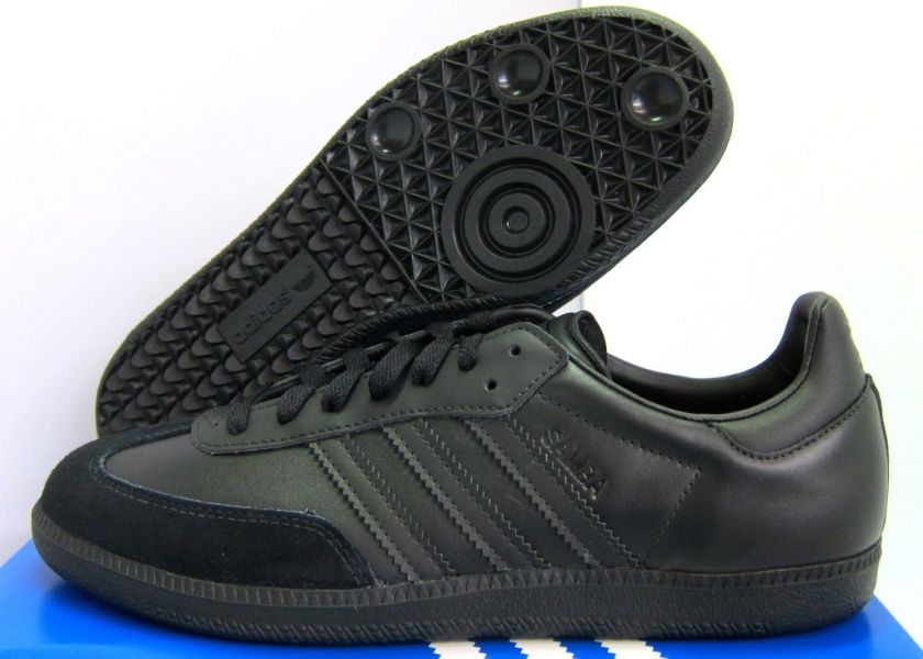 NEW MENS ADIDAS SAMBA [G19471] BLACK BLACK  