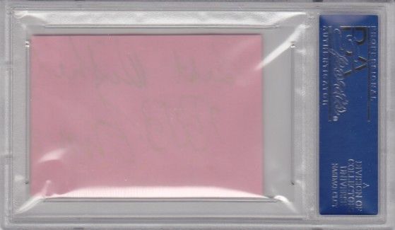 KING Signed CUT SIGNATURE PSA/DNA SLABBED  