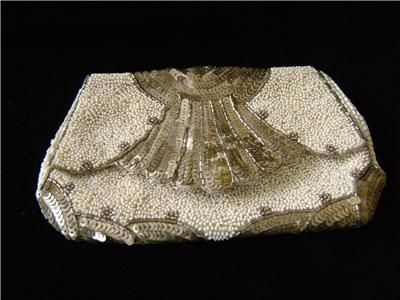 VINTAGE BEADED PURSE 1940s  