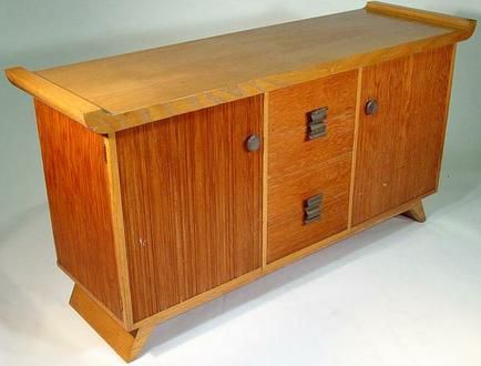 Mid Century 40s Paul Frankl Brown Saltman Commode  