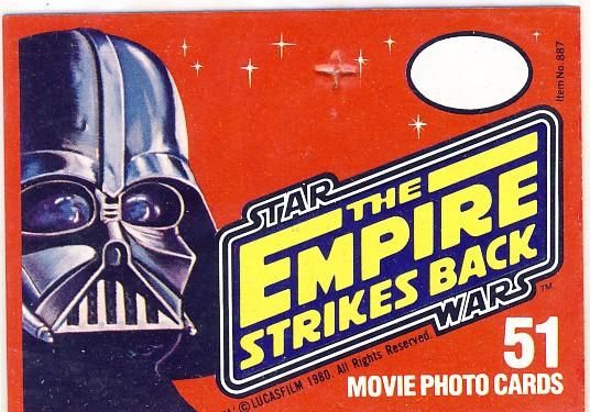 TOPPS STAR WARS EMPIRE STRIKES BACK PROMO HEADER CARD  