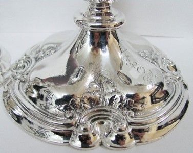 Pair of Gorham Sterling Silver Candle Holders  