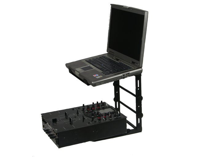 Odyssey LSTANDM Mobile Laptop CD Player/ Controller Pro DJ Stand w 