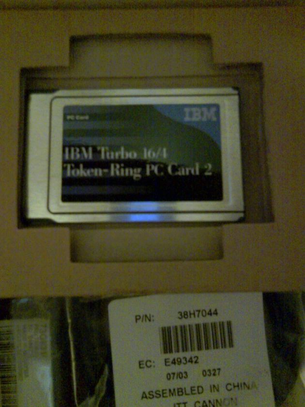 IBM Turbo 16/4 Token Ring PCMCIA PC Card 34L1401  