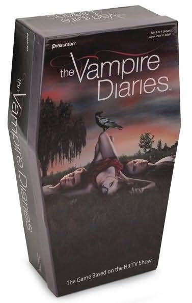 Pressman CW VAMPIRE DIARIES BOARD GAME COFFIN BOX NEW  