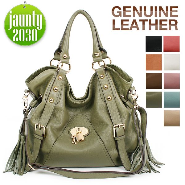 New GENUINE LEATHER purses handbags HOBO TOTES SHOULDER Bag[WB1051 