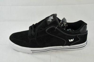 SUPRA VAIDER LOW BLACK SUEDE/White (3643) 12  