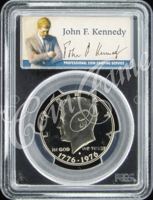 1976 S Clad Kennedy 50c PCGS PR69DCAM Portrait Label  