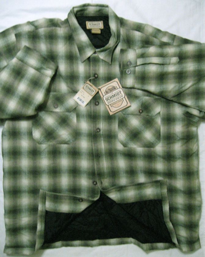 Schmidt Workwear lined work 2XL XXL shirt NWT  