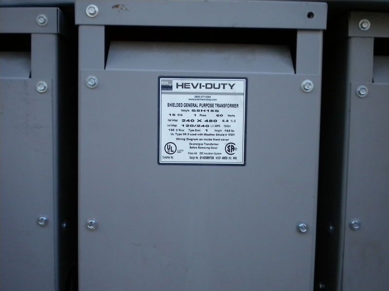 Sola 15 KVA 240/480 120/240 1 Phase Transformer  