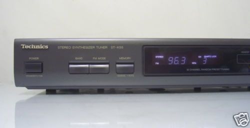 Nostalgia* Technics STEREO SYNTHESIZER TUNER ST K55  