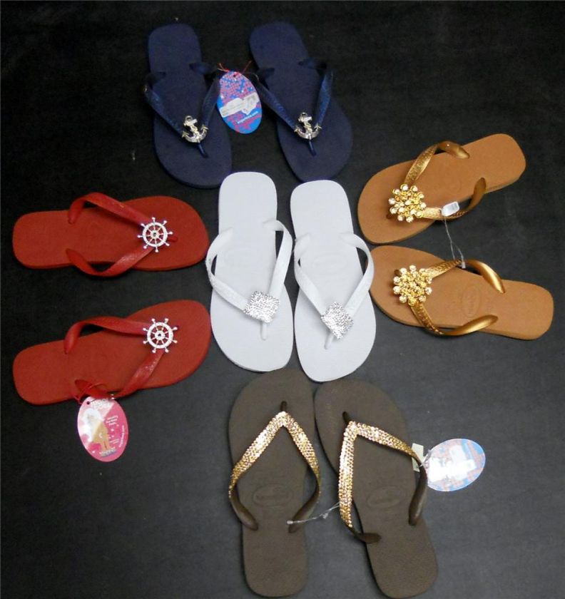 SUGAR TOES HAVAIANAS FLIP FLOPS ASST SIZES & COLORS  