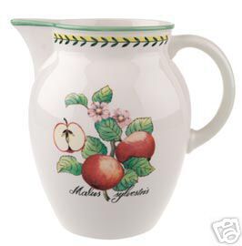 Villeroy Boch French Garden Pitcher Lg Oversized New  