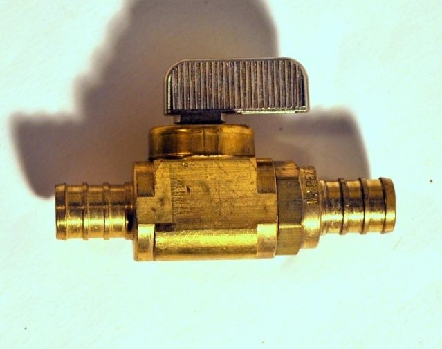 Dahl Brothers Pex Brass Ball Valve BXB 1/2” L09017 NEW  