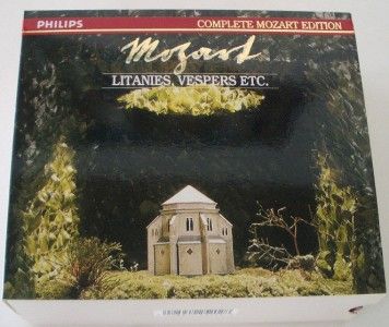 Mozart Litanies, Vespers Etc. 5 CD Set Philips Germany 028942252028 