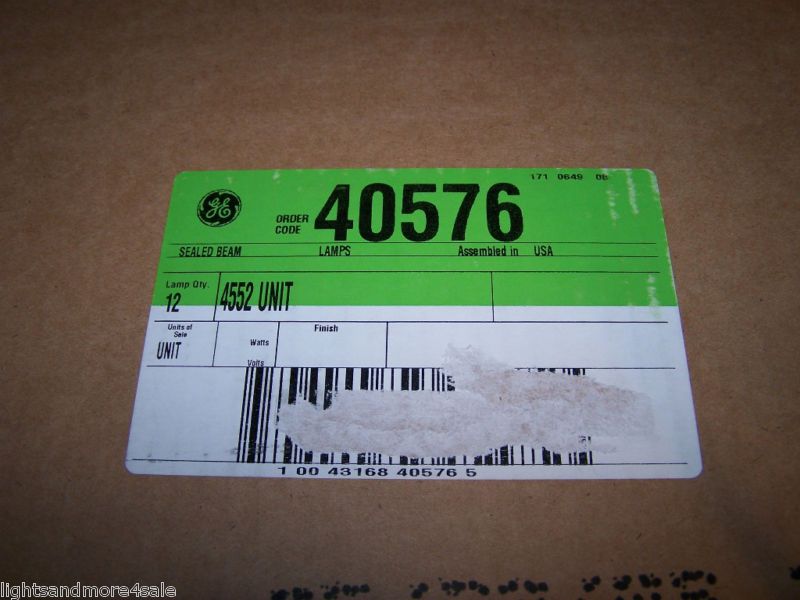 GE 4552 PAR 64 ACL LAMP  