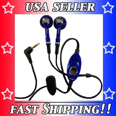 OEM ORIGINAL VERIZON STEREO 2.5MM HEADPHONES HEADSET  