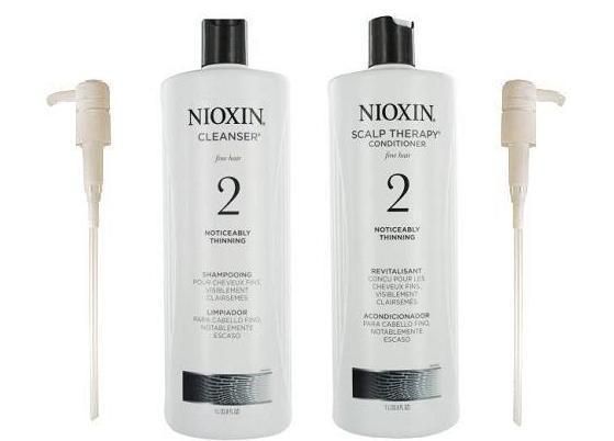 Nioxin System 2 Cleanser & Scalp Therapy Set 33.8oz w/P  