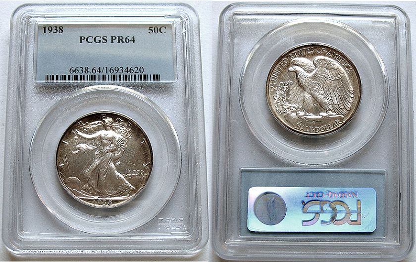   proudly offers this 1938 Proof Half 50c PCGS PR64 Stunning, Near GEM