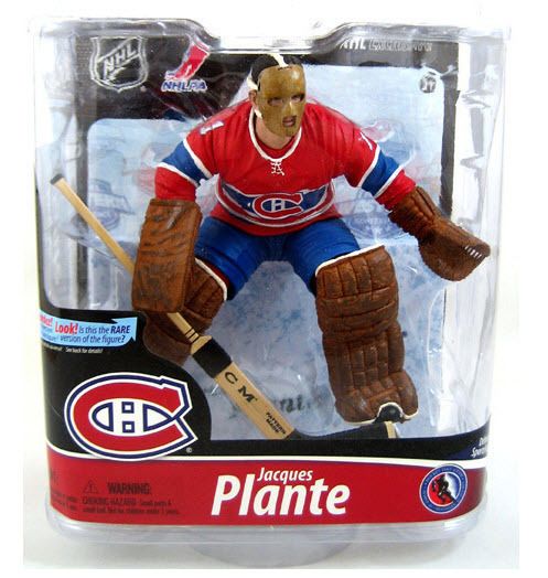 NHL McFarlane Action Figure Jacques Plante Montreal Canadiens  