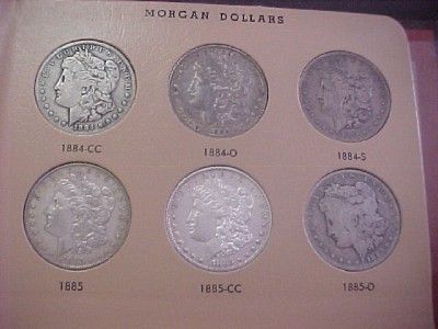 1878 1921 MORGAN SILVER DOLLAR COMPLETE SET *VERY RARE  