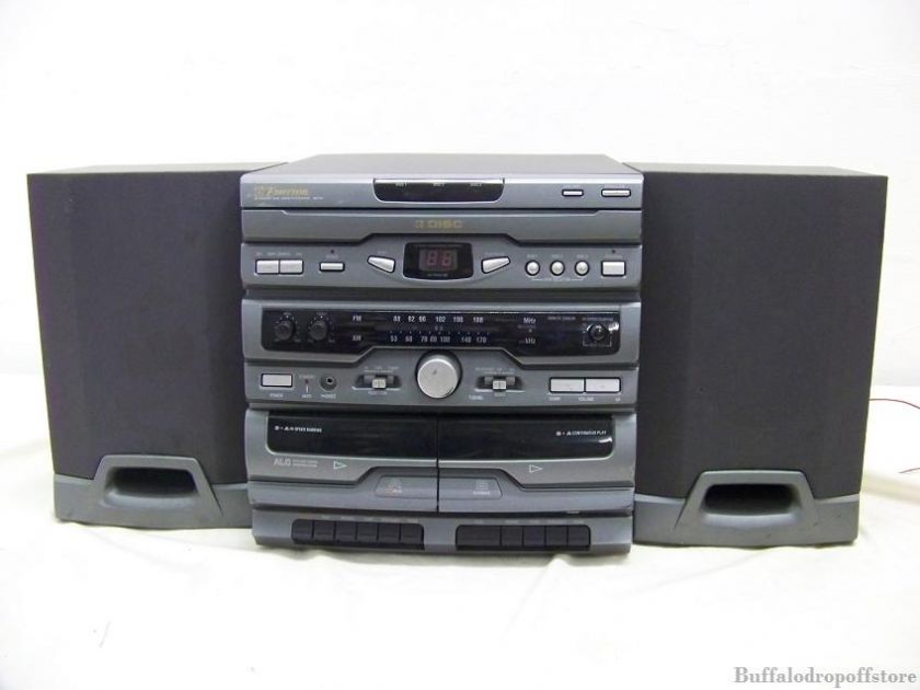 Emerson Home Theater Audio System 3 CD Changer/Cassette  