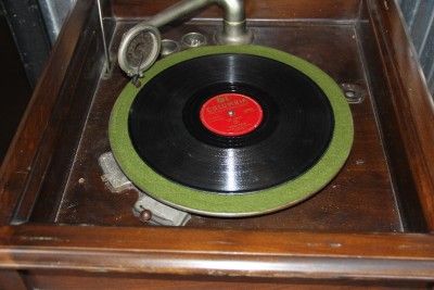 ANTIQUE COLUMBIA GRAFONOLA CABINET PHONOGRAPH RECORD PLAYER VINTAGE 