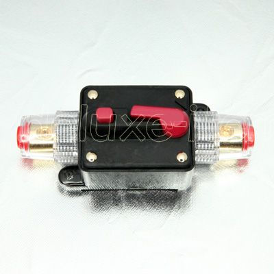 CAR STEREO AUDIO CIRCUIT BREAKER 100 AMP 8/10/12 ga  