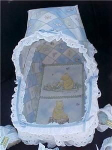 BABY SHOWER FAVORS BASSINET POOH DECORATIONS BASKET  