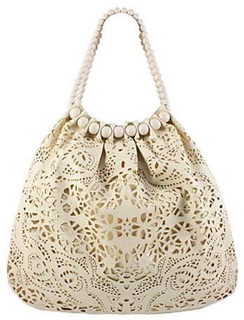 New Melie Bianco Lily Lace & Beads Hobo Bag, 4 Color Choices  