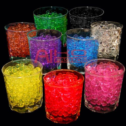   Crystal Soil Water Pearls Gel Jelly Balls Beads For Wedding Decoration