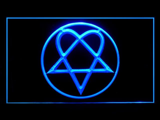 P562B LED Sign Bam Margera Heartagram Him Light Sign  