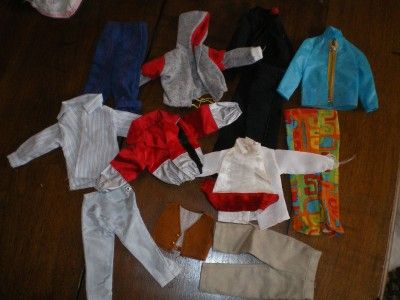 Huge Lot 77 PIECES Vintage Barbie Ken Skipper Doll Clothes Clothing 