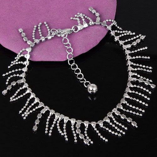 fashion chain Beaded Dangle anklet /ankle bracelet TA71  