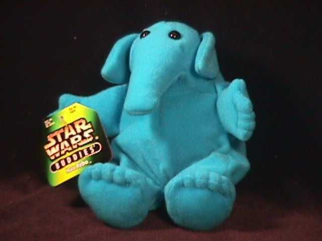 Star Wars Max Rebo Buddies Bean Bag KENNER HASBRO 1997 with tags 