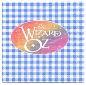 WIZARD OF OZ BIRTHDAY PARTY SUPPLIES LARGE NAPKINS TOTO  