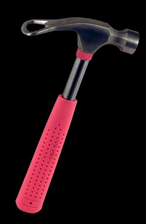 Ice Crusher and Bottle Opener Hammer   Pink  