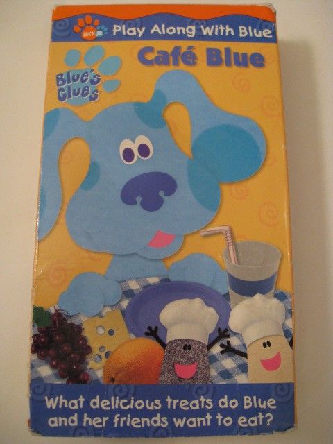 Nick Jr Blues Clues Cafe Blue Play Along Vhs Video Cafe Blue Snacktime On Popscreen