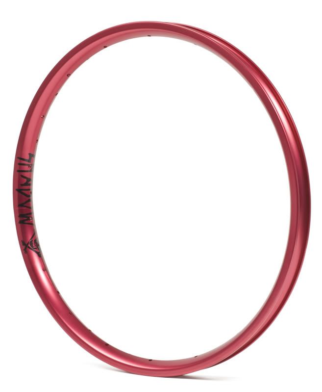 SHADOW ORBIS BICYCLE RIM 36h BMX BIKE S&M HARO DARK RED  