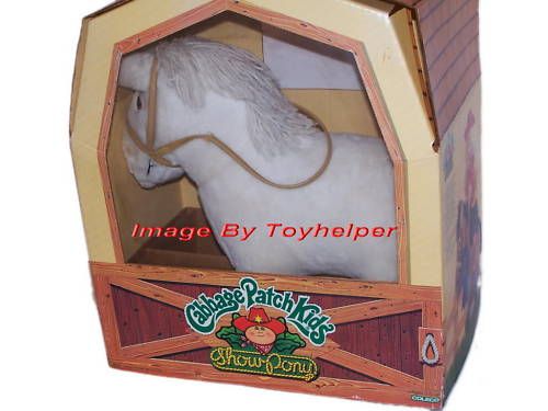 CABBAGE PATCH DOLL WHITE PONY SHOW HORSE FARM VINTAGE  