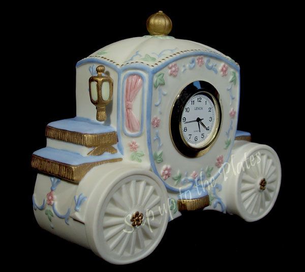   Legendary Princesses Cinderellas Carriage Coach Clock 1994 MIB  