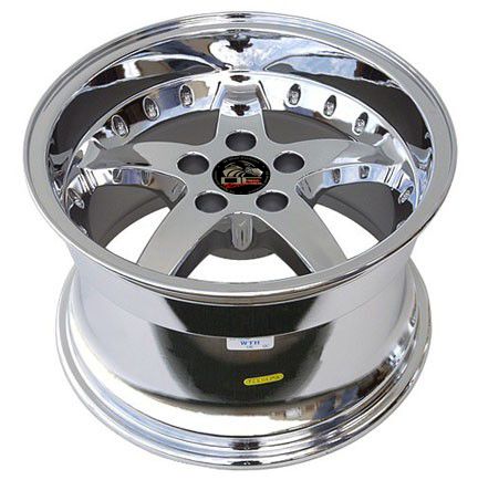 17 9/10.5 Chrome Cobra Wheels Rims Fit Mustang® 94 04  