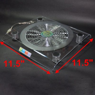 Big Fan LED Laptop Notebook Netbook Cooler Cooling Pad  