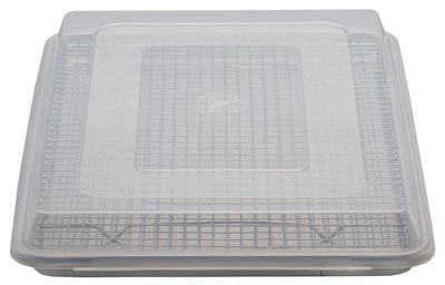 1set 13 x 18 jelly roll pan+cover+wire cooling rack  