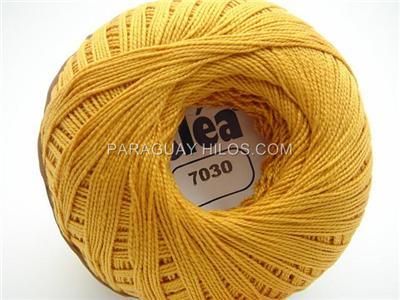 YELLOW GOLD COTTON YARN #10 CROCHET THREAD CLEA LACE  