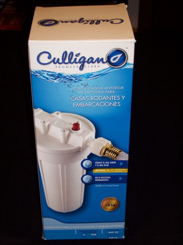 NEW Culligan RVF 10 RV Water Filter System Recreational Vehicle/Marine 