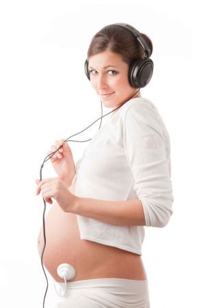 Bellybuds Deluxe Pregnancy Bellyphones Play Prenatal Music & Voices to 