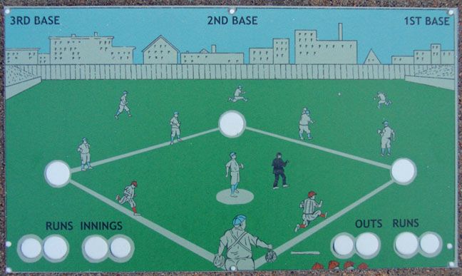 MILLS BASEBALL ANTIQUE SLOT MACHINE PLAYFIELD 1929   1930  