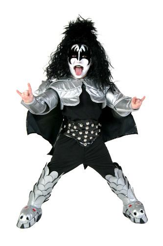 KISS Halloween Deluxe Destroyer Gene Simmons Costume TO  